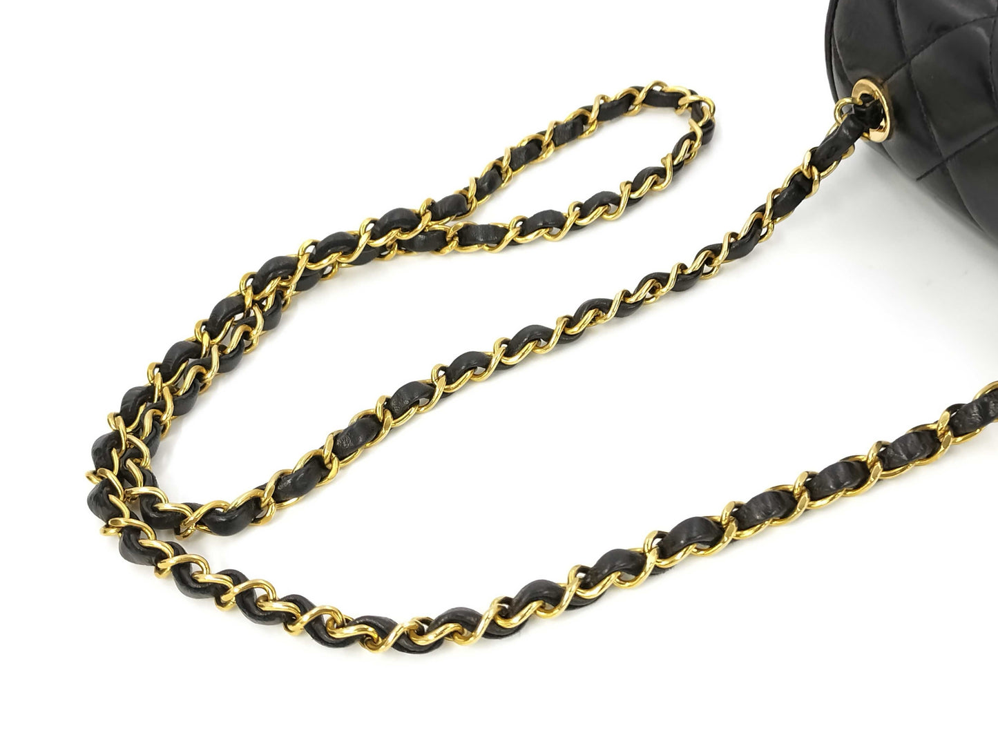 CHANEL Lambskin Mini Matelasse Shoulder Bag