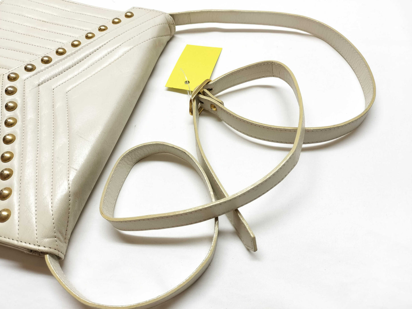 Yves Saint Laurent Studded Quilted Shoulder Bag