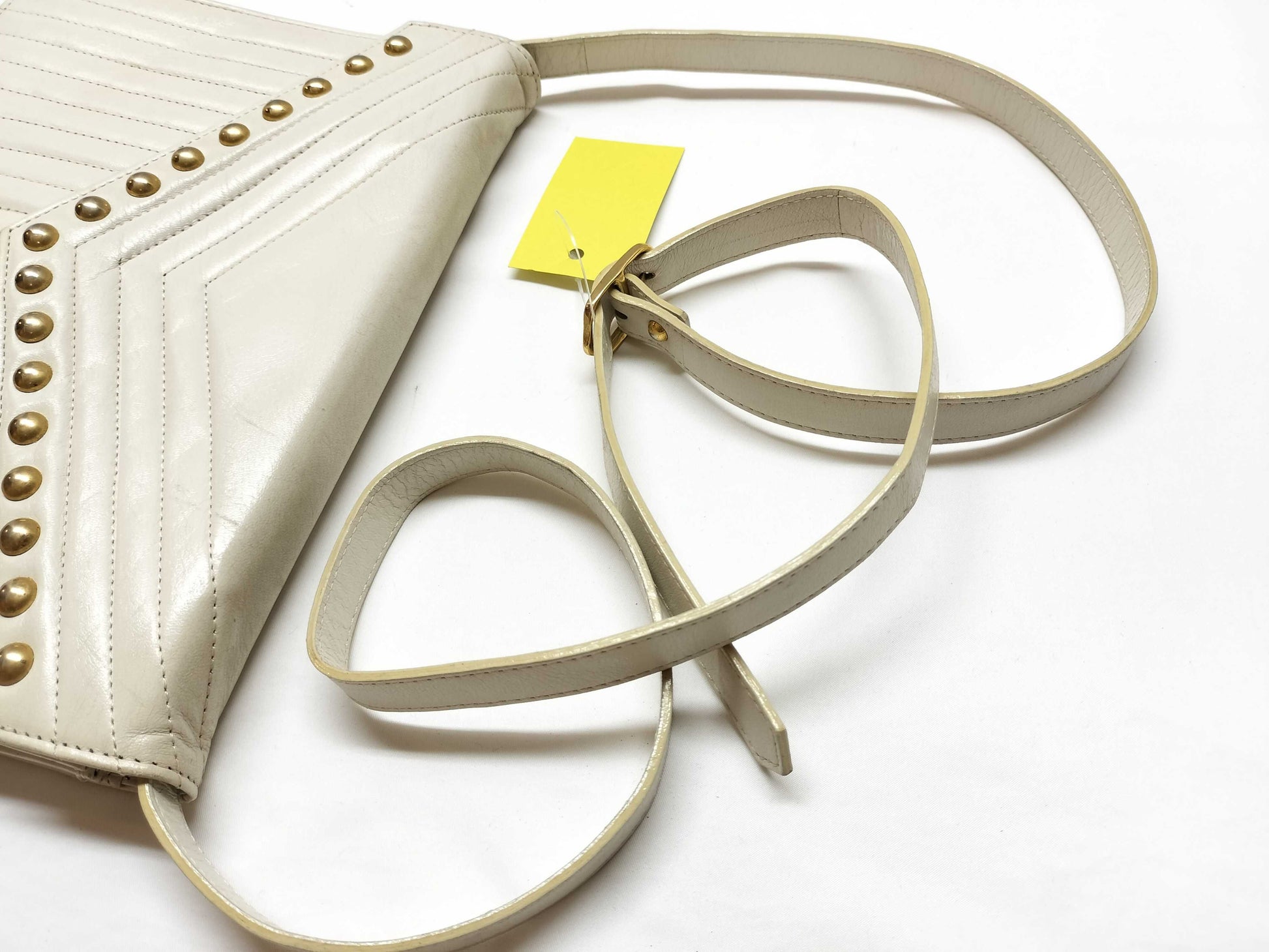Yves Saint Laurent Studded Quilted Shoulder Bag