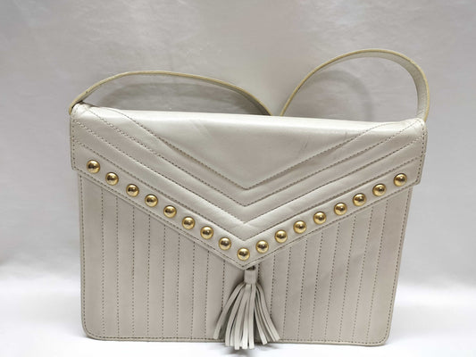 Yves Saint Laurent Studded Quilted Shoulder Bag