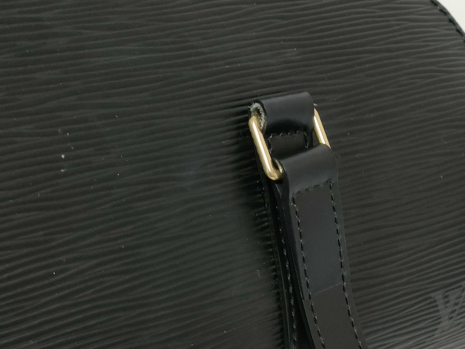 LOUIS VUITTON Epi Soufflot Handbag with Pouch, Boston Bag