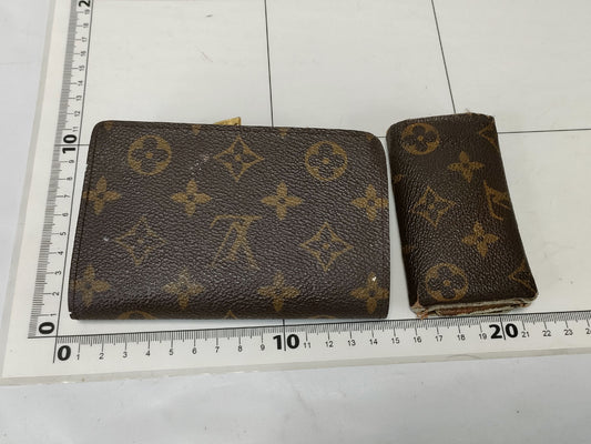 LOUIS VUITTON Monogram Viennois/Milticle Set Wallet