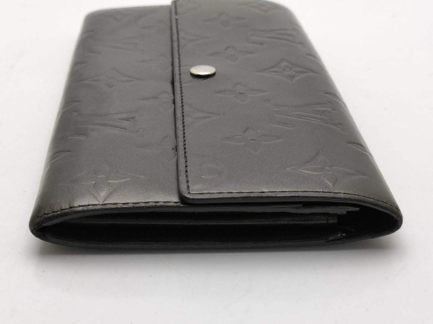 LOUIS VUITTON Monogram Matte Portefeuil Sara M65142 Wallet
