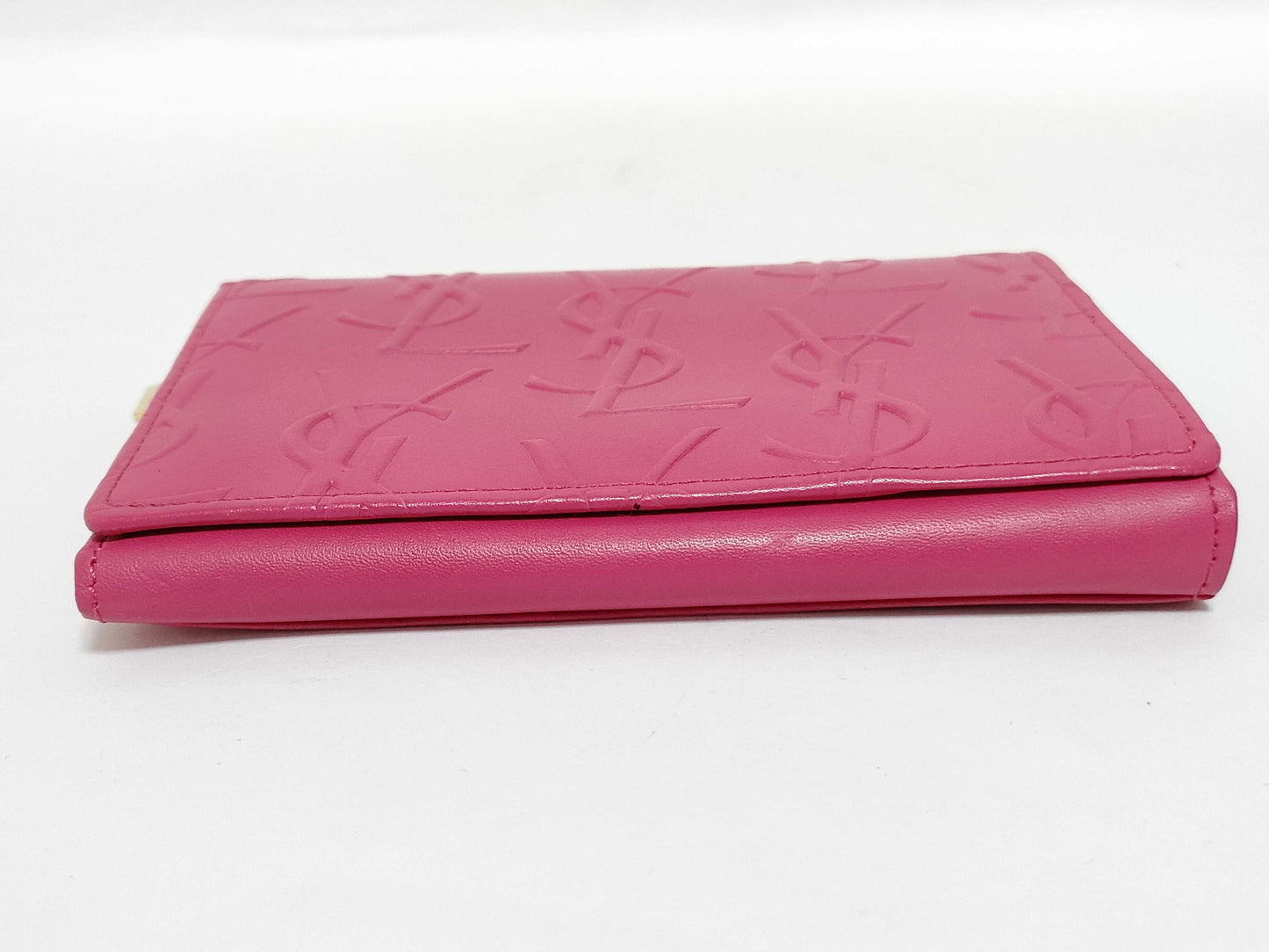 Yves Saint Laurent YSL logo folding wallet