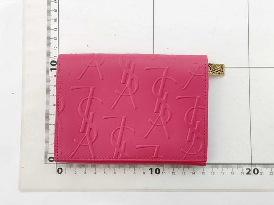 Yves Saint Laurent YSL logo folding wallet