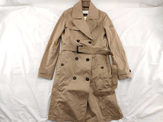TATRAS: Beige trench coat with down vest