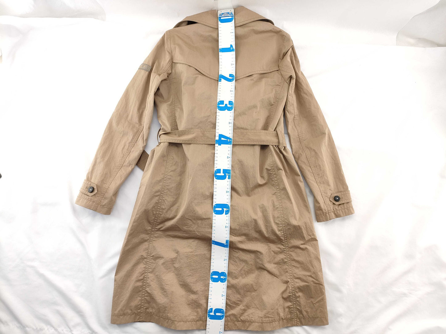 TATRAS: Beige trench coat with down vest