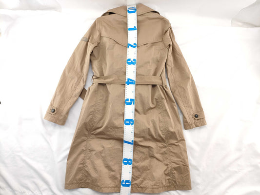 TATRAS: Beige trench coat with down vest