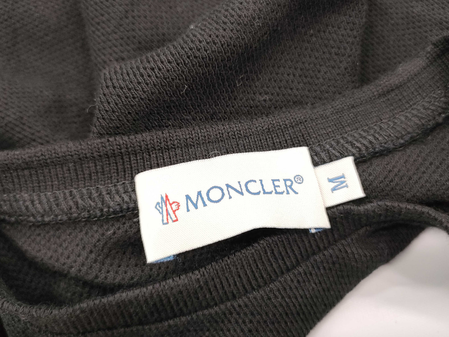 MONCLER Frill T-shirt Black Tops