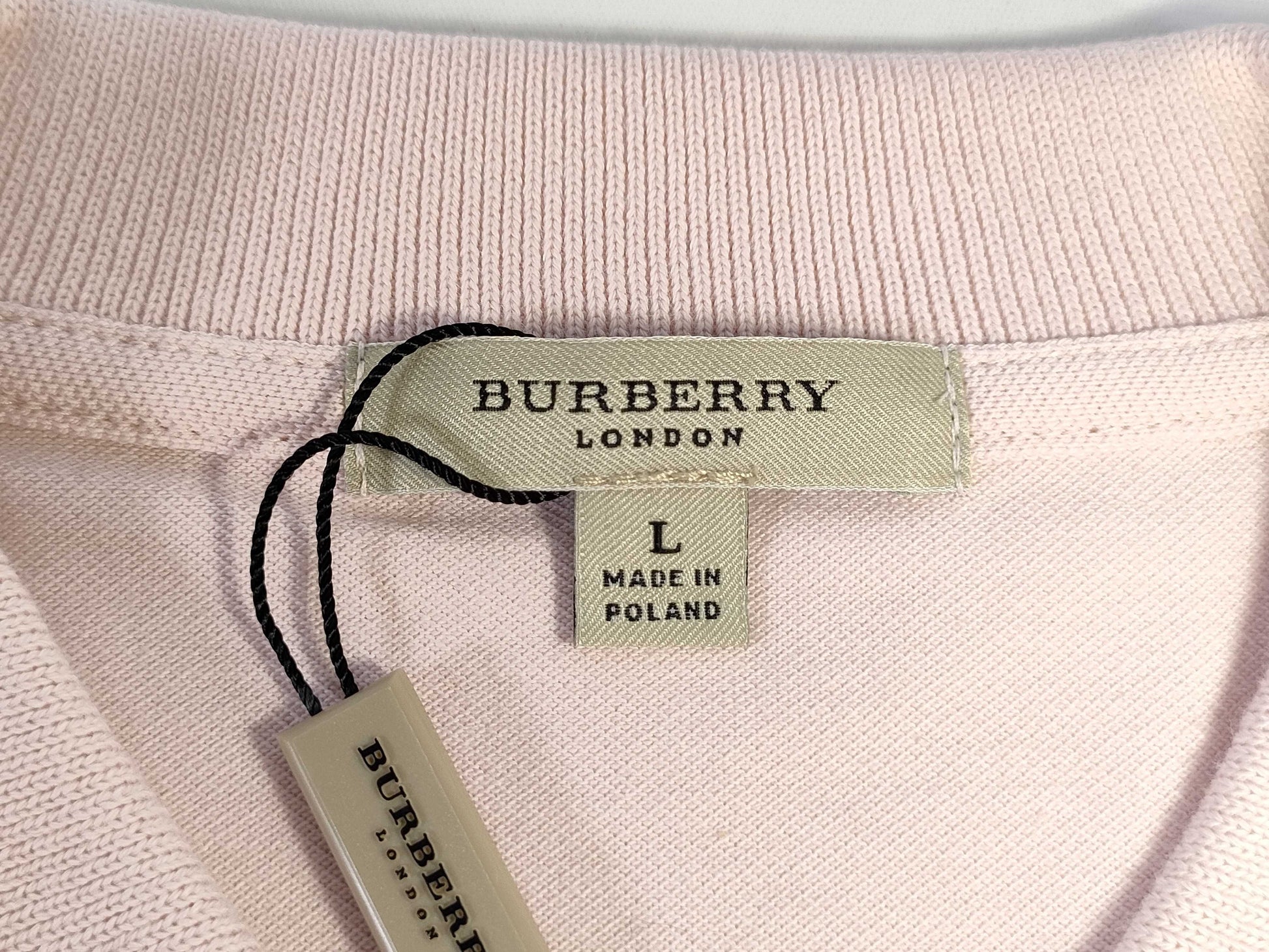 BURBERRY polo shirt tops