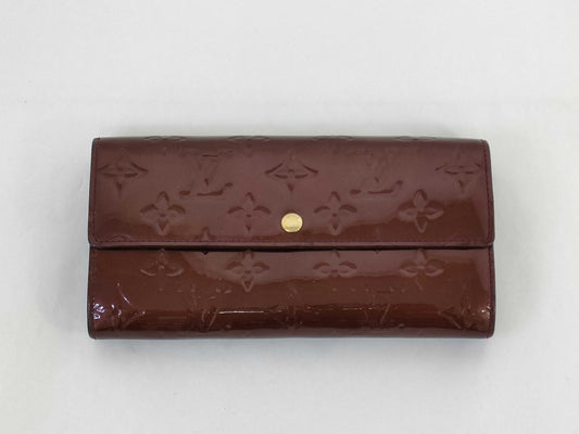 LOUIS VUITTON Vernis Sarah Portefeuille Wallet
