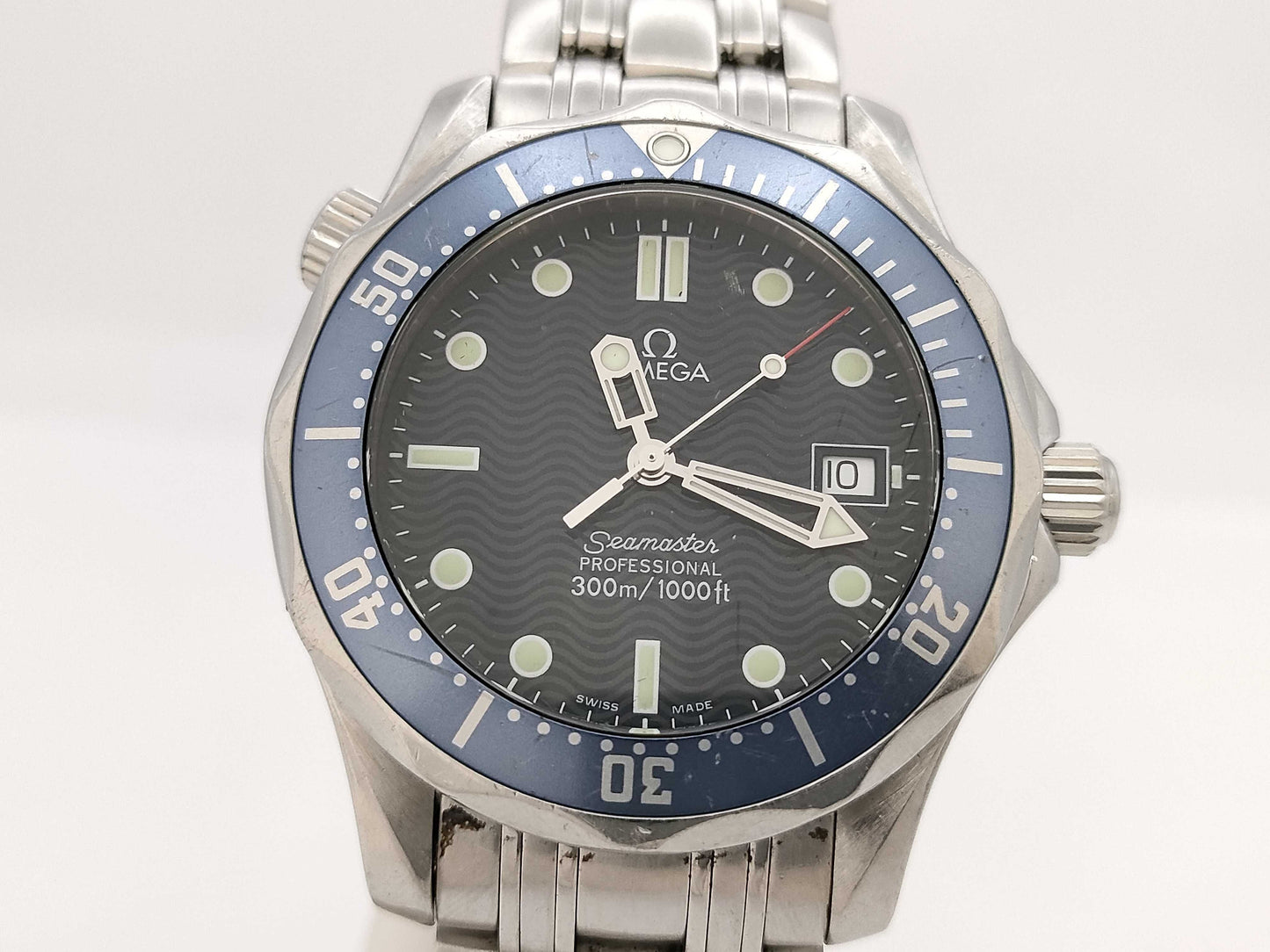 OMEGA Seamaster 2561.80 58481077 Quartz Blue Dial Men's Watch