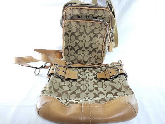 COACH Signature Old 045-4270/B06K-3574 Shoulder Bag *2