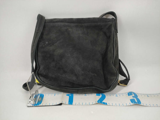 Yves Saint Laurent Fringe Suede Black Shoulder Bag