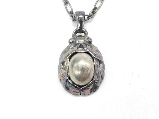 Georg Jensen Necklace and Earring Set, SV925, 23.9g