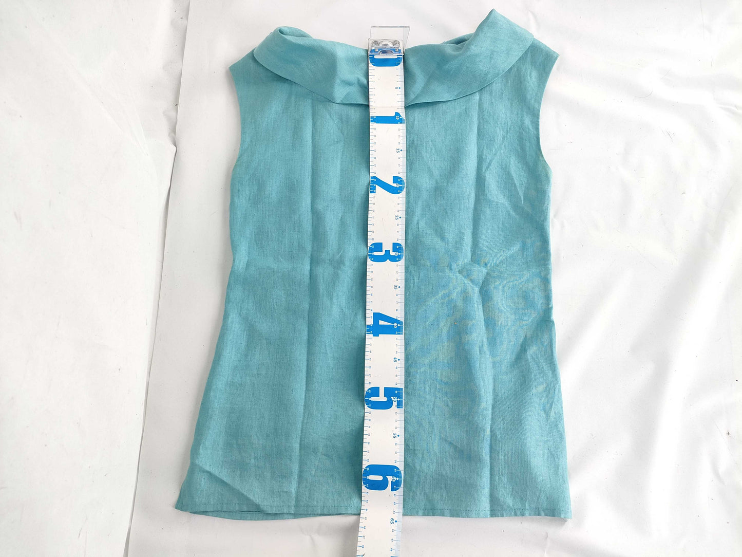 Yves Saint Laurent Sleeveless/Light Blue Top