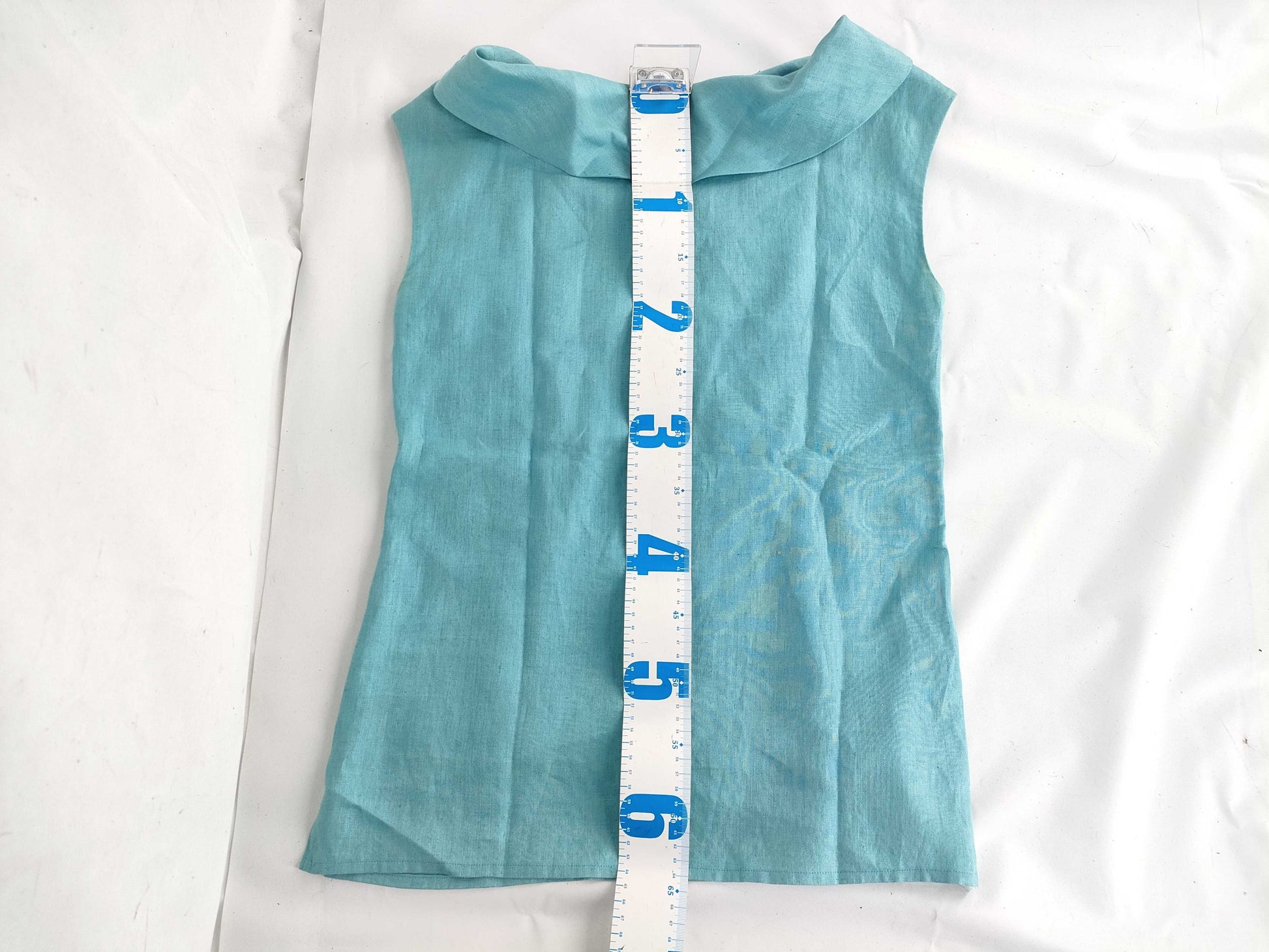 Yves Saint Laurent Sleeveless/Light Blue Top