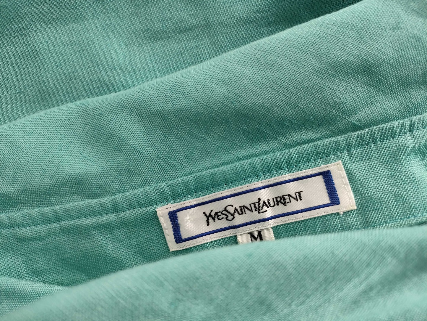 Yves Saint Laurent Sleeveless/Light Blue Top