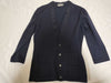 Salvatore Ferragamo Cardigan/Navy/Silver Buttons/Fluffy Cardigan
