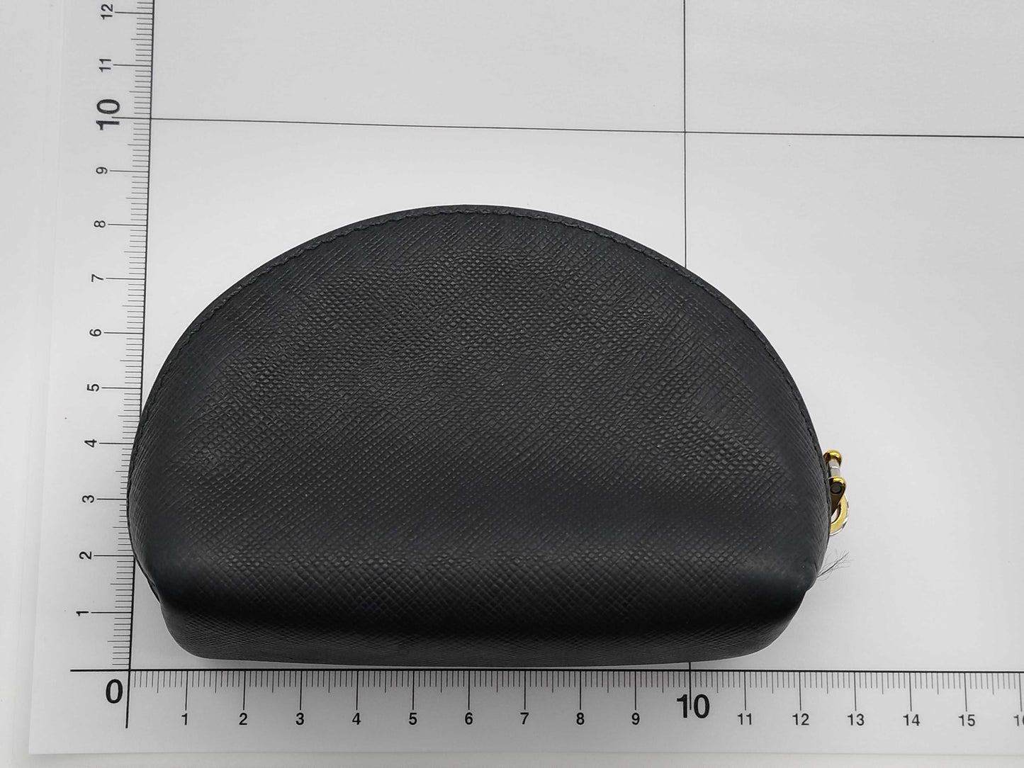 PRADA Coin Case Key Ring Charm Coin Case
