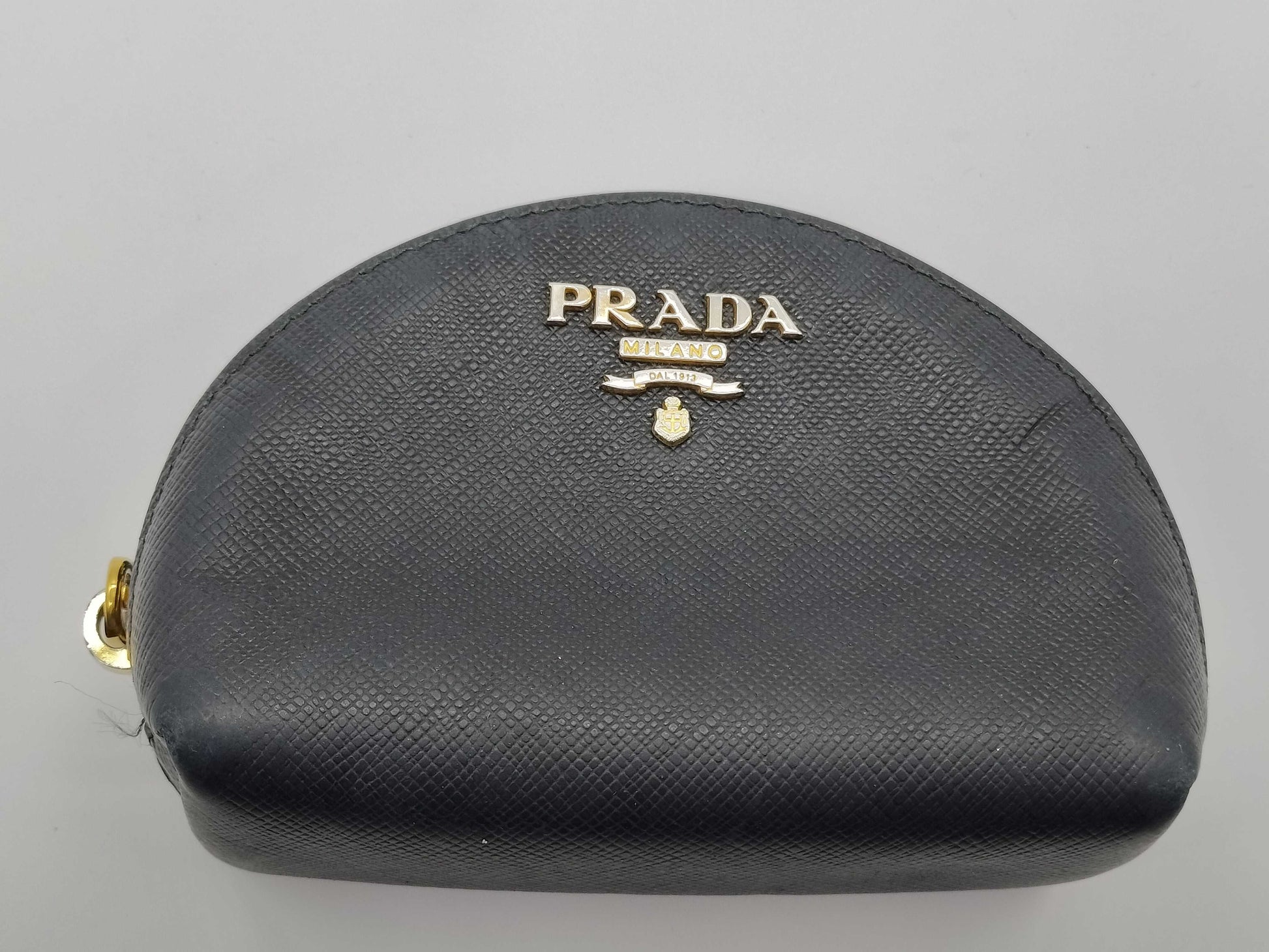PRADA Coin Case Key Ring Charm Coin Case