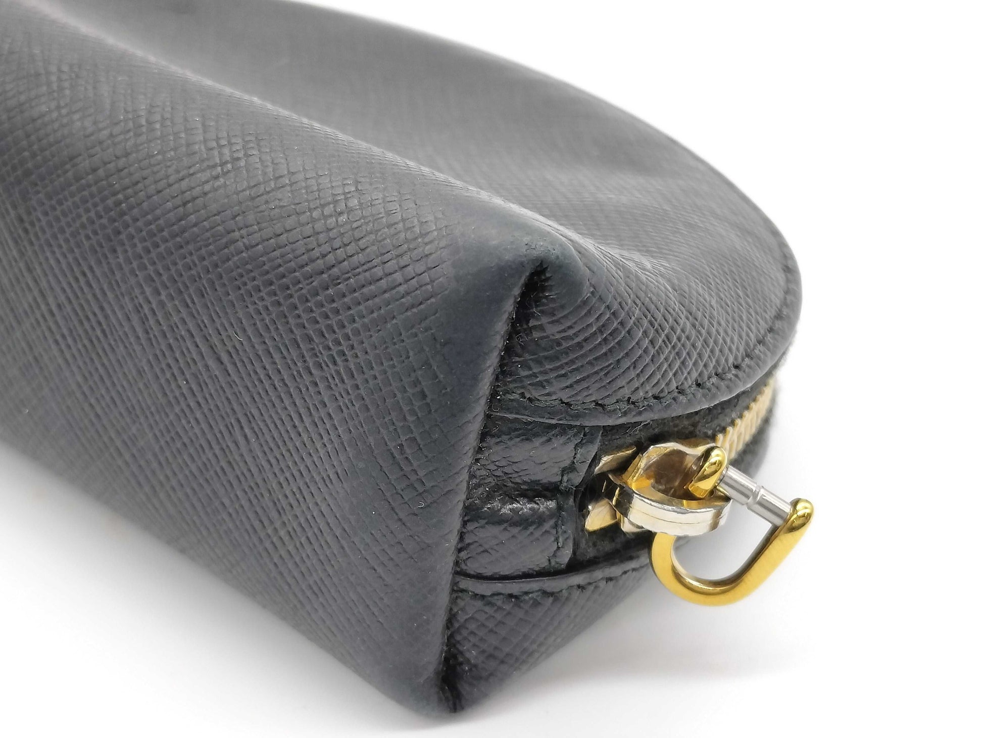 PRADA Coin Case Key Ring Charm Coin Case