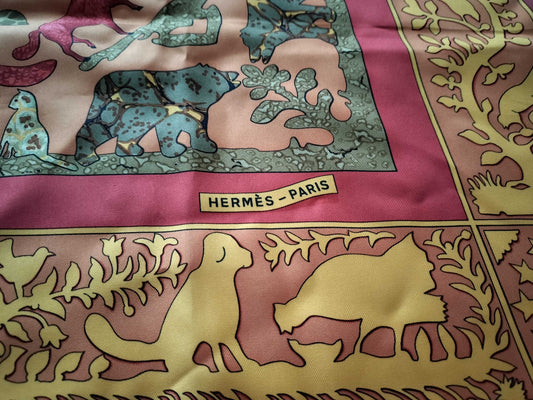 HERMES Carre EARLY AMERICA Scarf