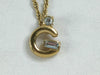 GIVENCHY G logo necklace with stone