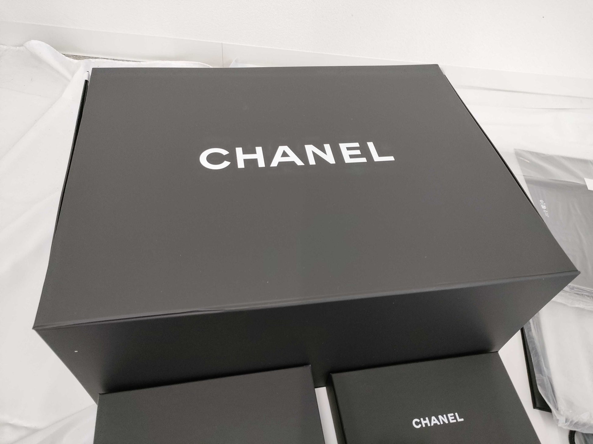 CHANEL Storage Bag Set Unused Includes Brand Empty Box Summary Brand Empty Box Summary