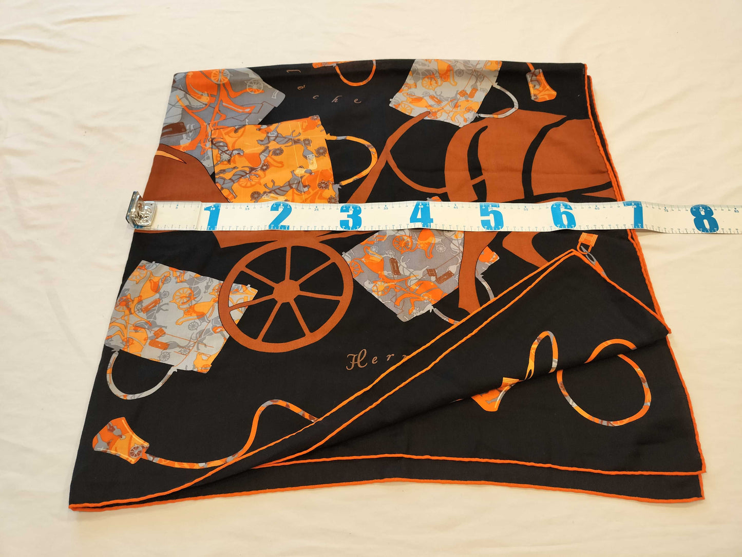 HERMES Kelly en Caleche 140 Scarf