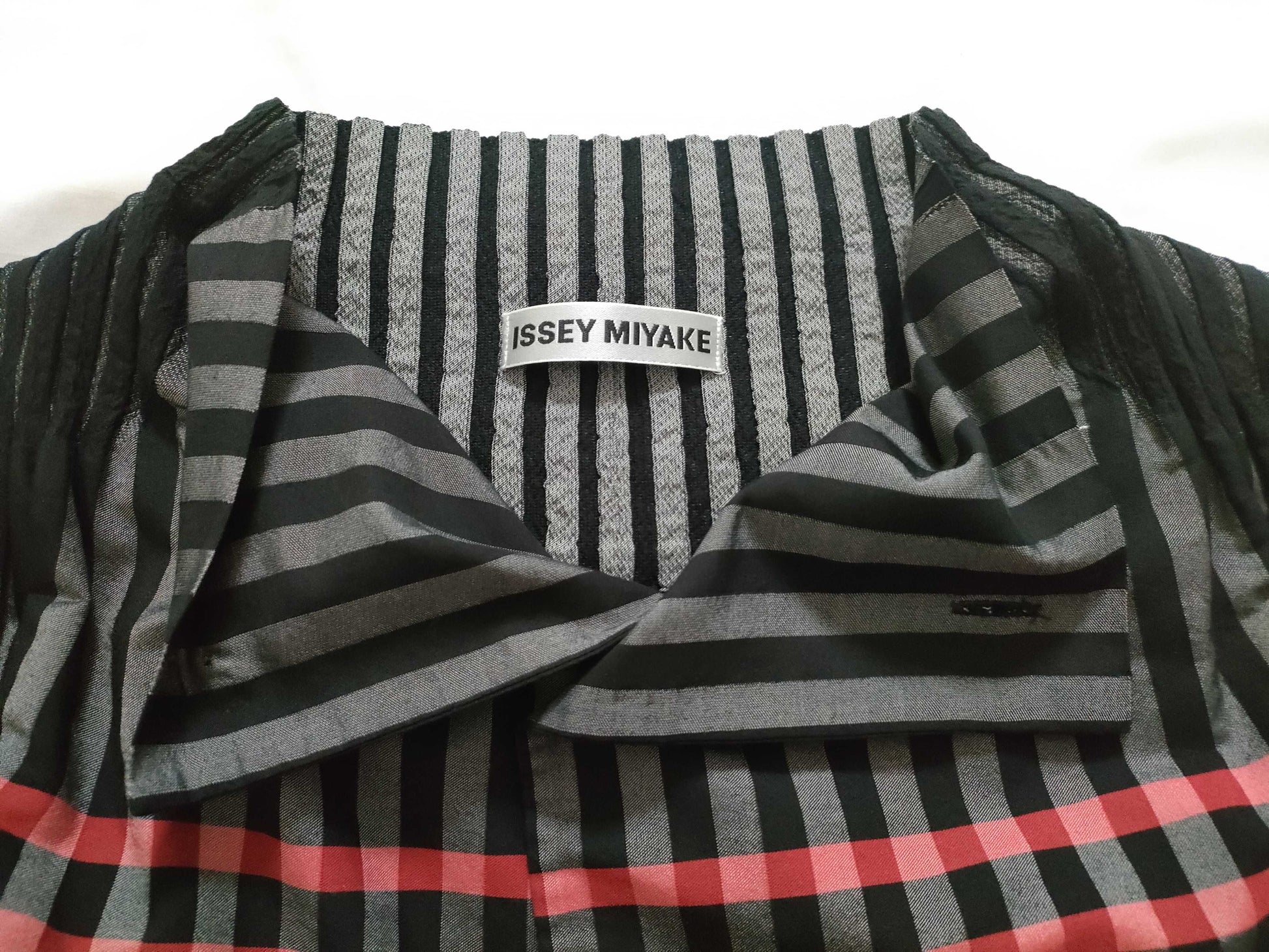 ISSEY MIYAKE Check Long Shirt