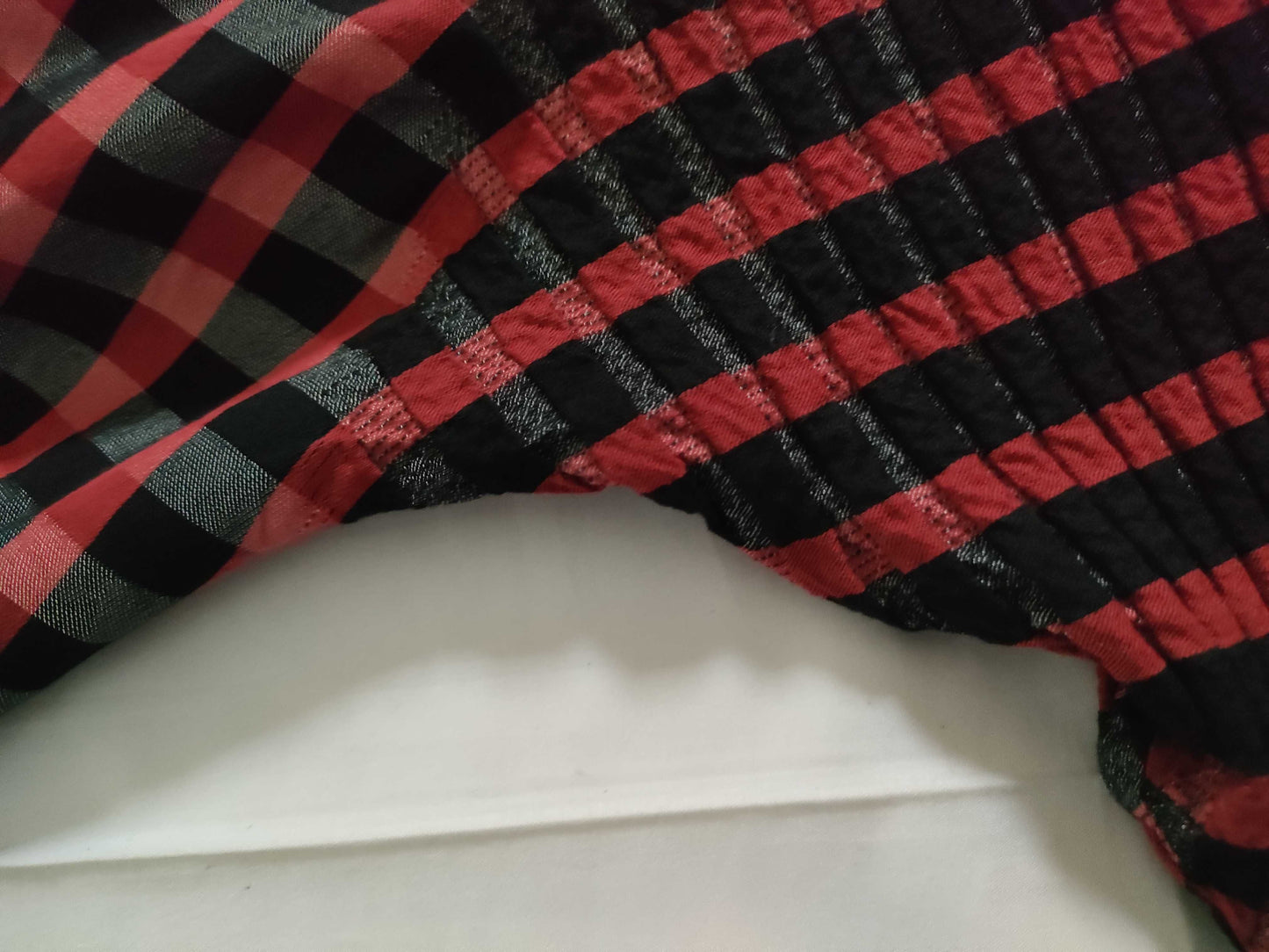 ISSEY MIYAKE Check Long Shirt