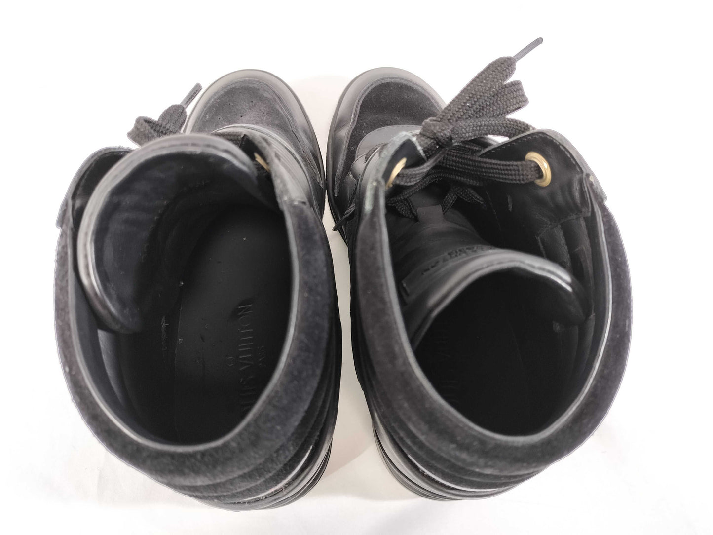 LOUIS VUITTON Postmark Line High-Top Sneakers