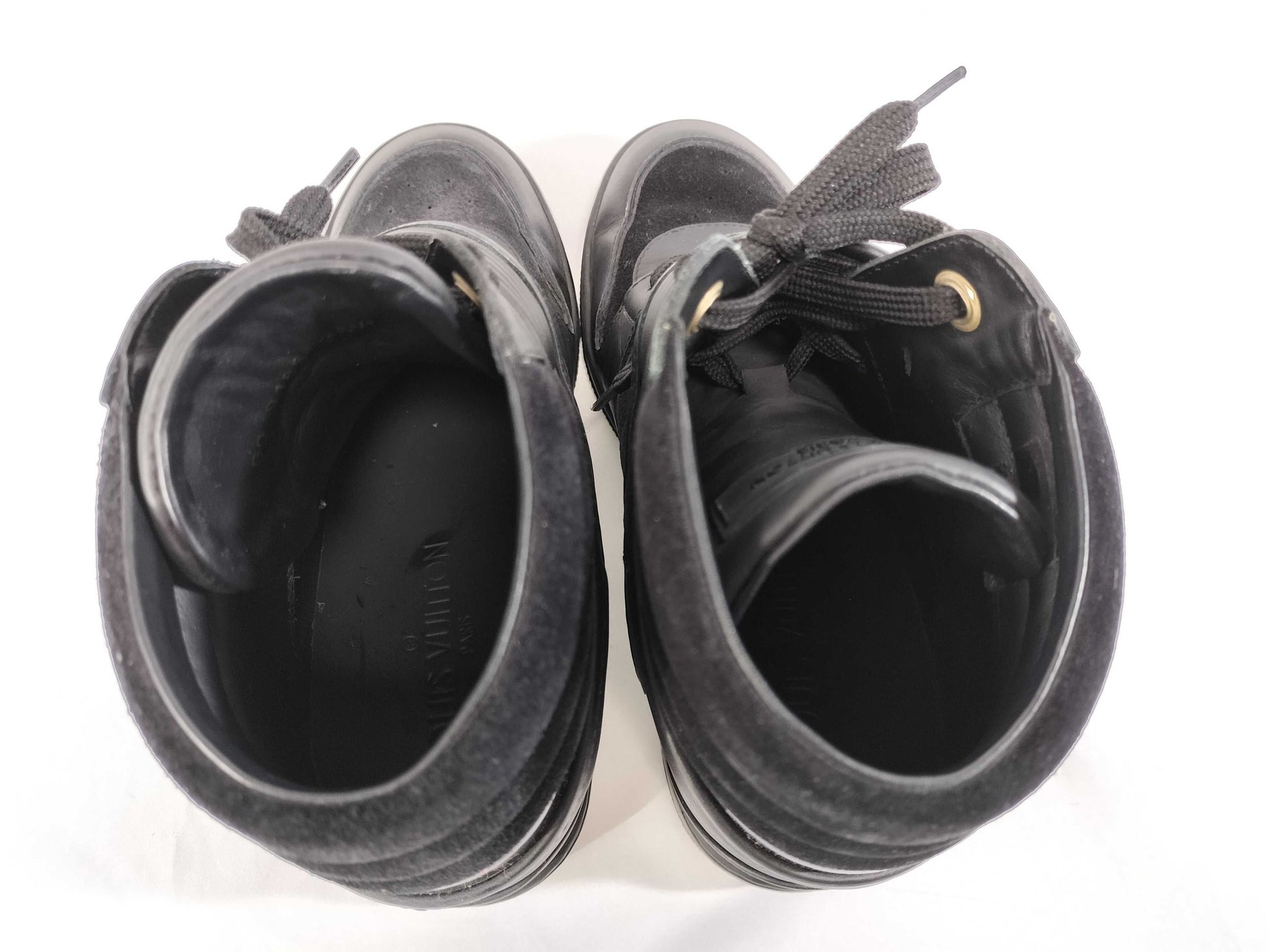 LOUIS VUITTON Postmark Line High-Top Sneakers