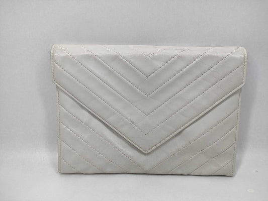 Yves Saint Laurent Clutch Bag White Clutch Bag