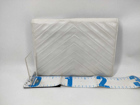 Yves Saint Laurent Clutch Bag White Clutch Bag