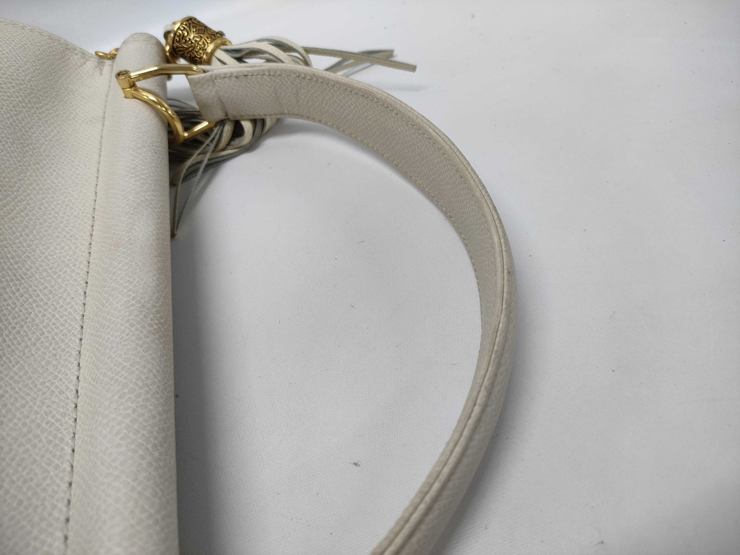 Leather 2-way handbag