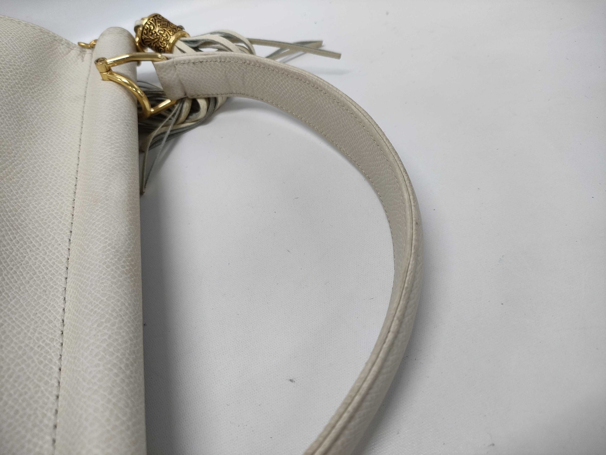 Leather 2-way handbag