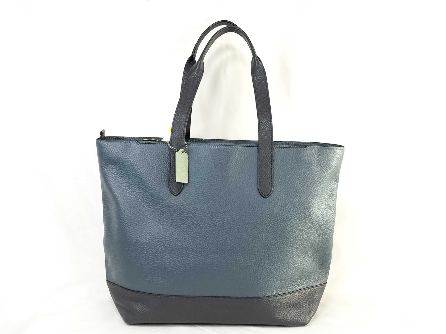 COACH C6874 Hamilton Tote/Black/Blue Tote Bag