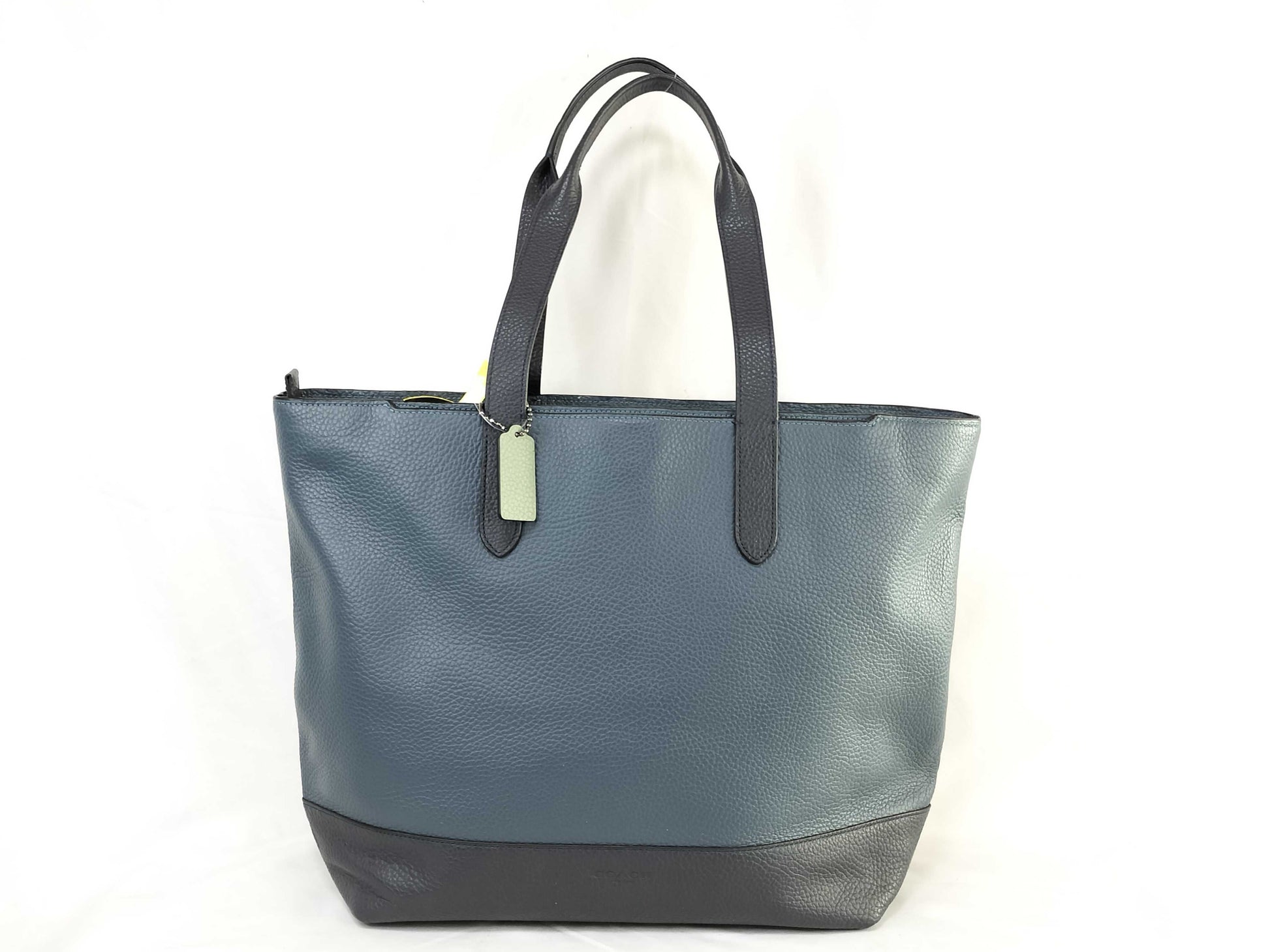 COACH C6874 Hamilton Tote/Black/Blue Tote Bag