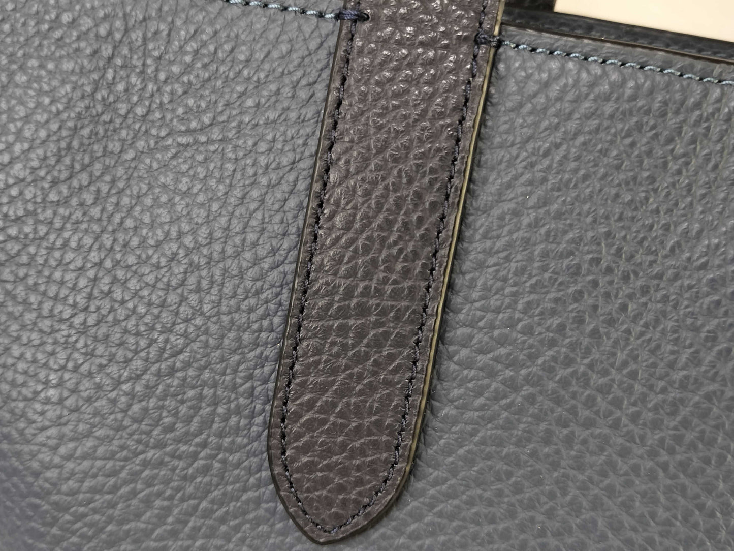 COACH C6874 Hamilton Tote/Black/Blue Tote Bag