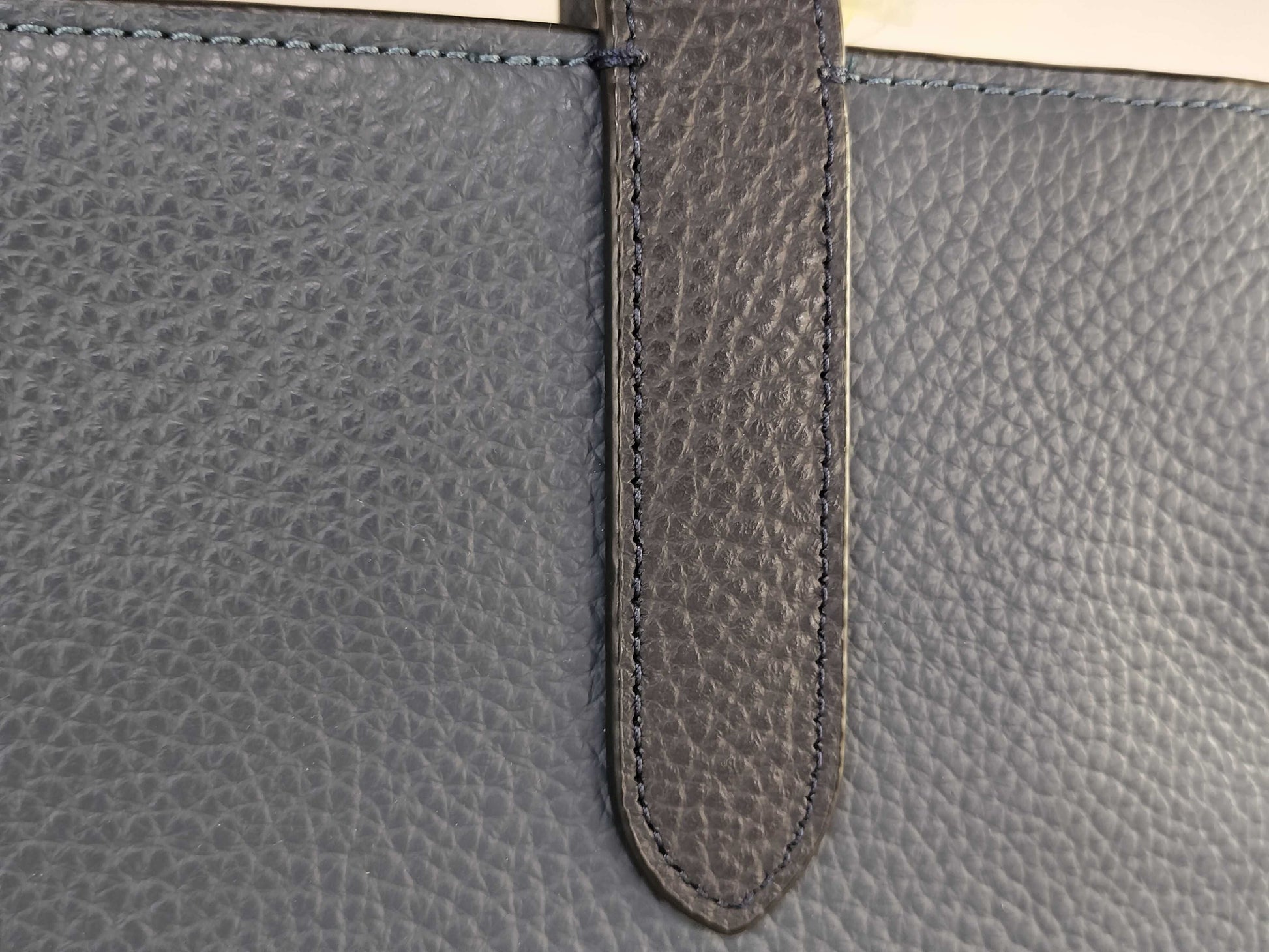 COACH C6874 Hamilton Tote/Black/Blue Tote Bag