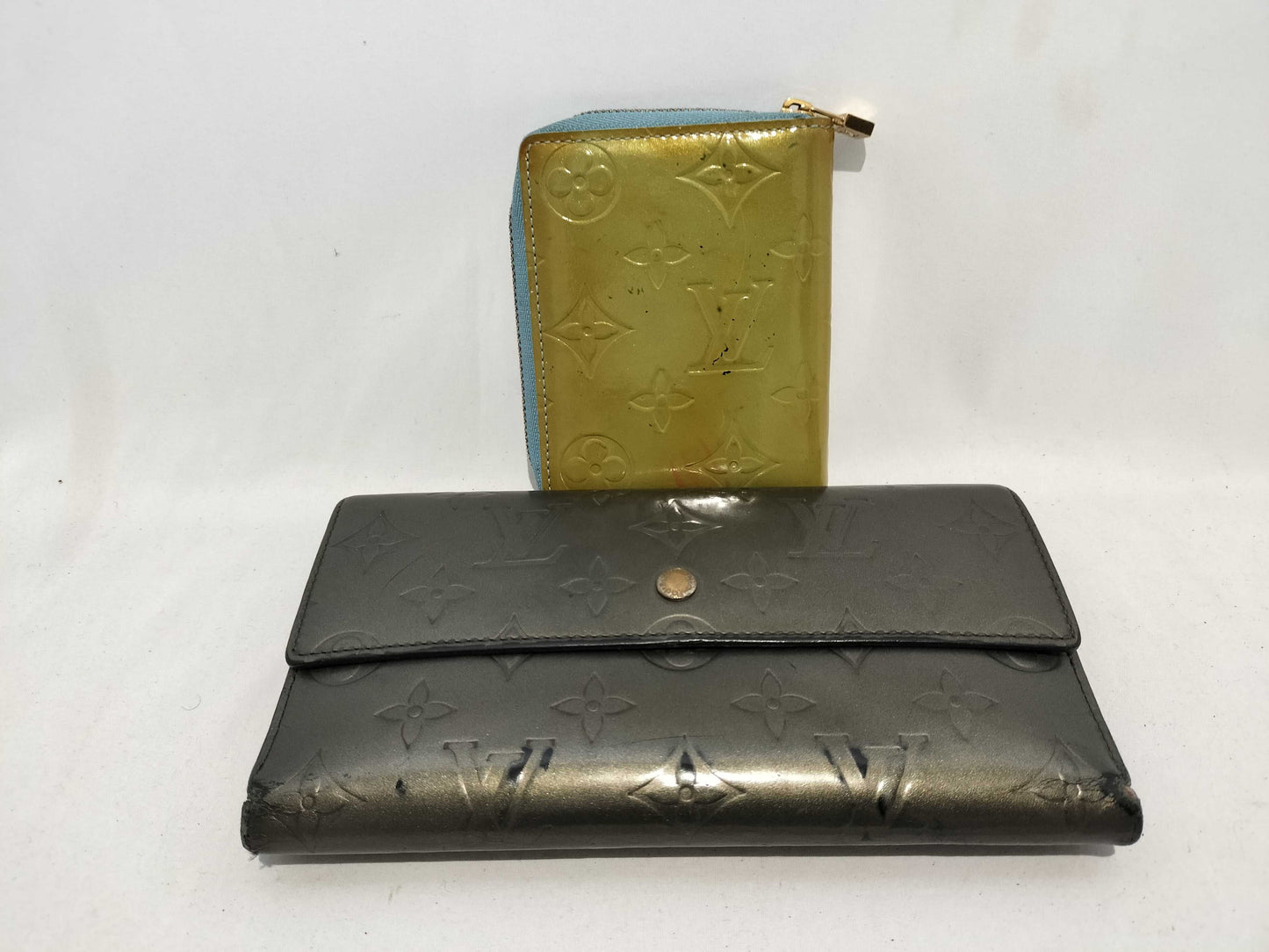 LOUIS VUITTON Vernis Porte Tresor International Zippy Coin Purse Wallet