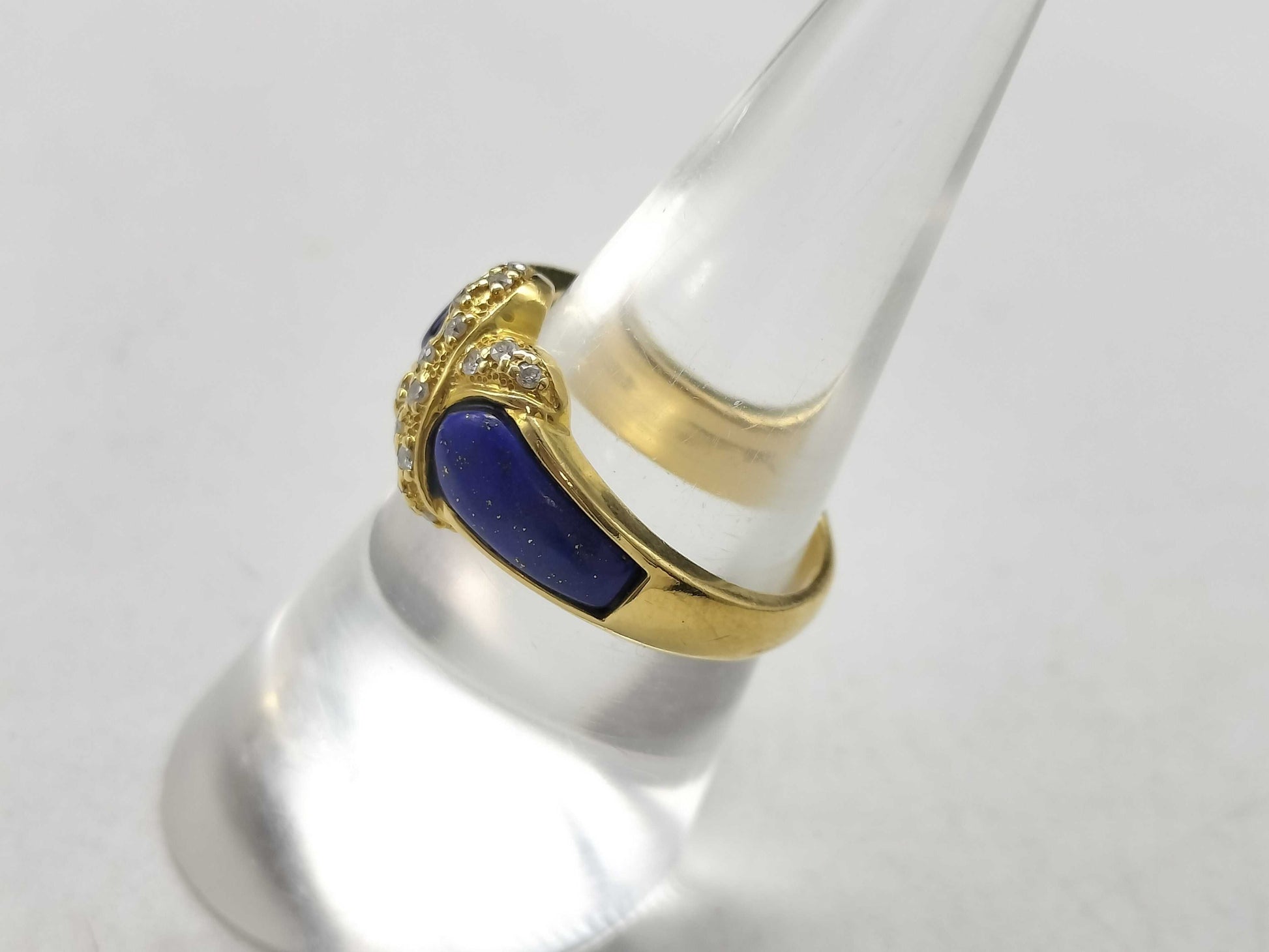 Lapis Lazuli D0.13ct K18 5.5g Ring