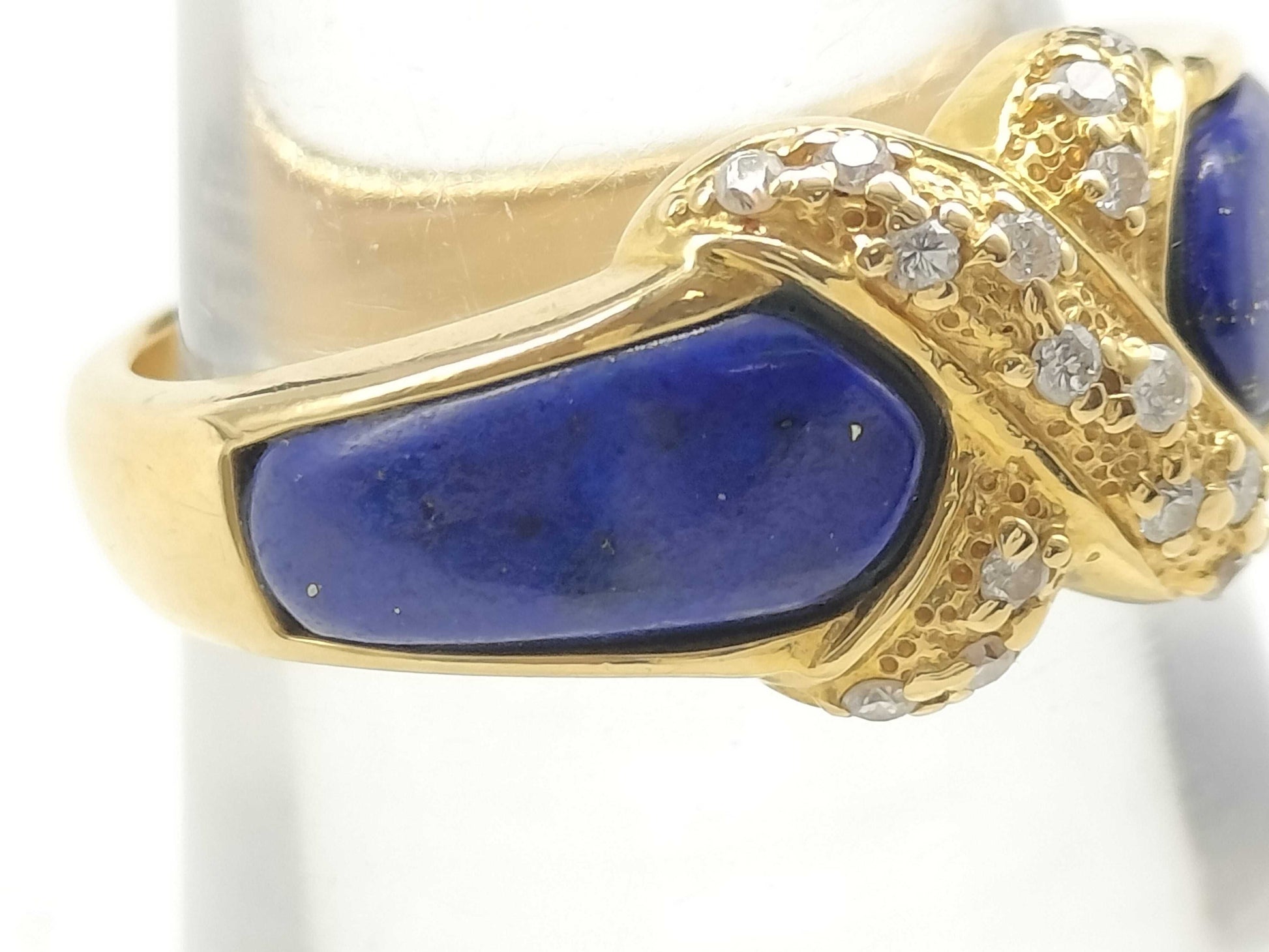 Lapis Lazuli D0.13ct K18 5.5g Ring