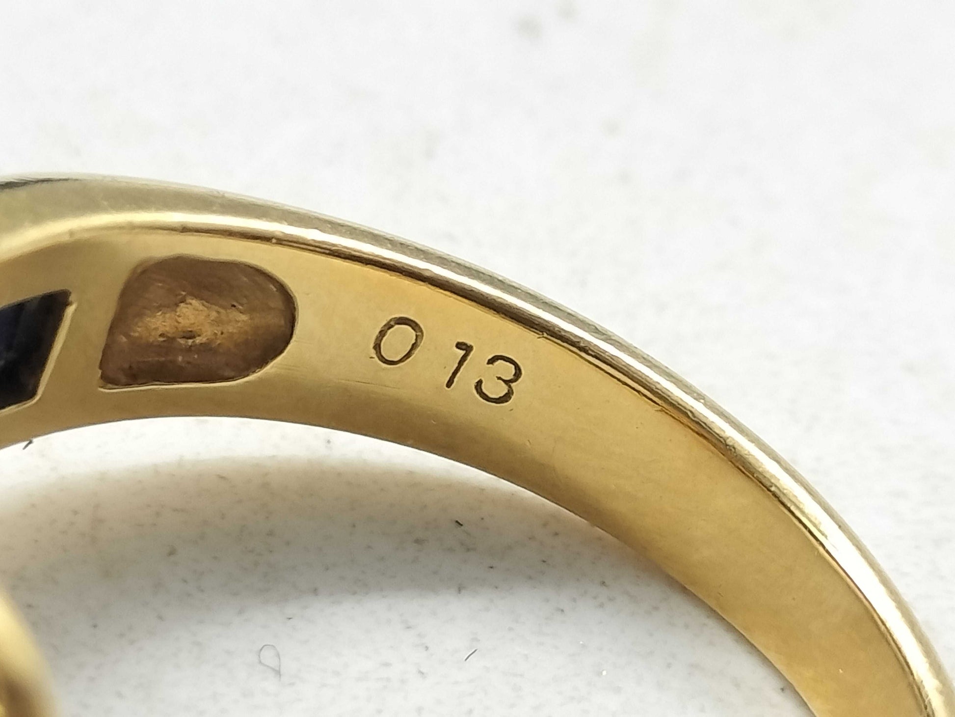 Lapis Lazuli D0.13ct K18 5.5g Ring