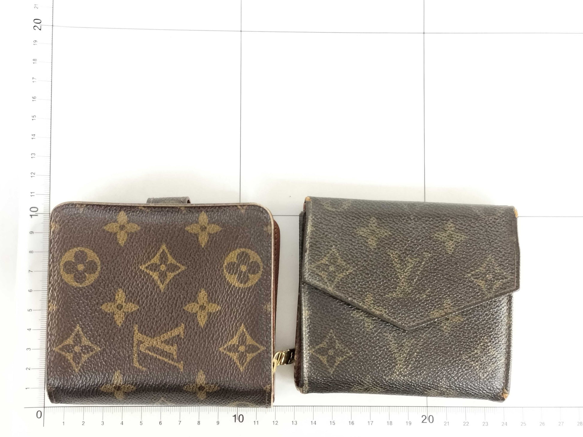 LOUIS VUITTON Monogram Wallet *2 pieces Wallet