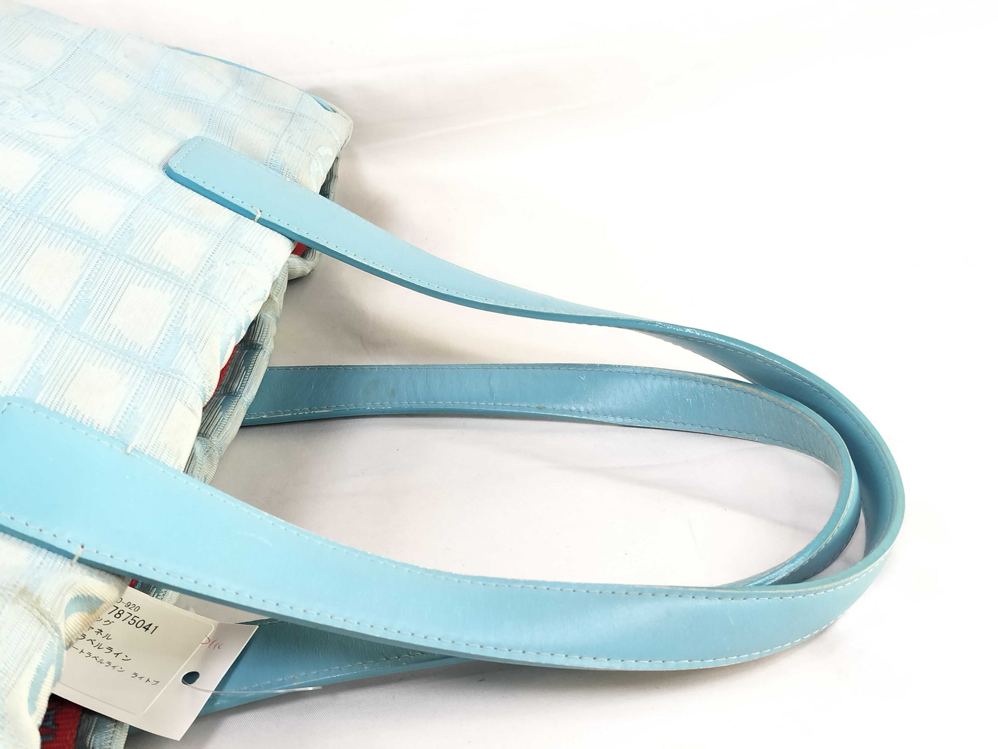 CHANEL New Travel Line New Travel Line Light Blue Tote Bag