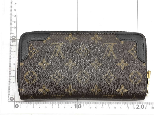 LOUIS VUITTON Monogram Zippy Wallet Retiro Wallet
