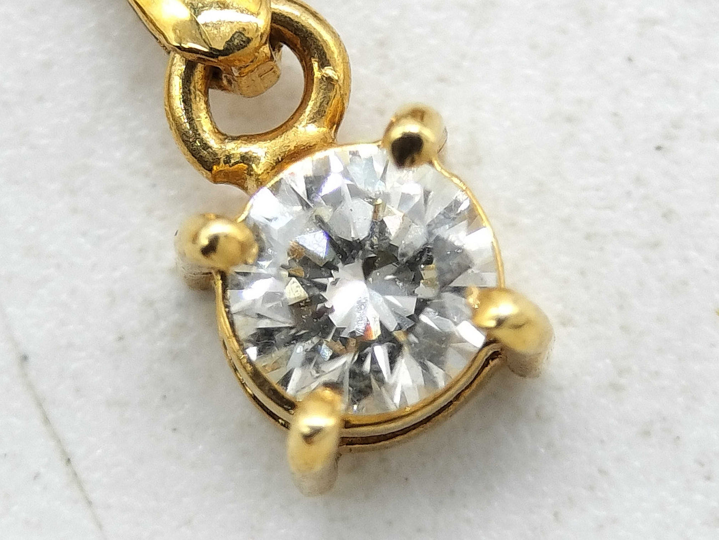 Mitsukoshi D0.50ct K18 8.6g Necklace